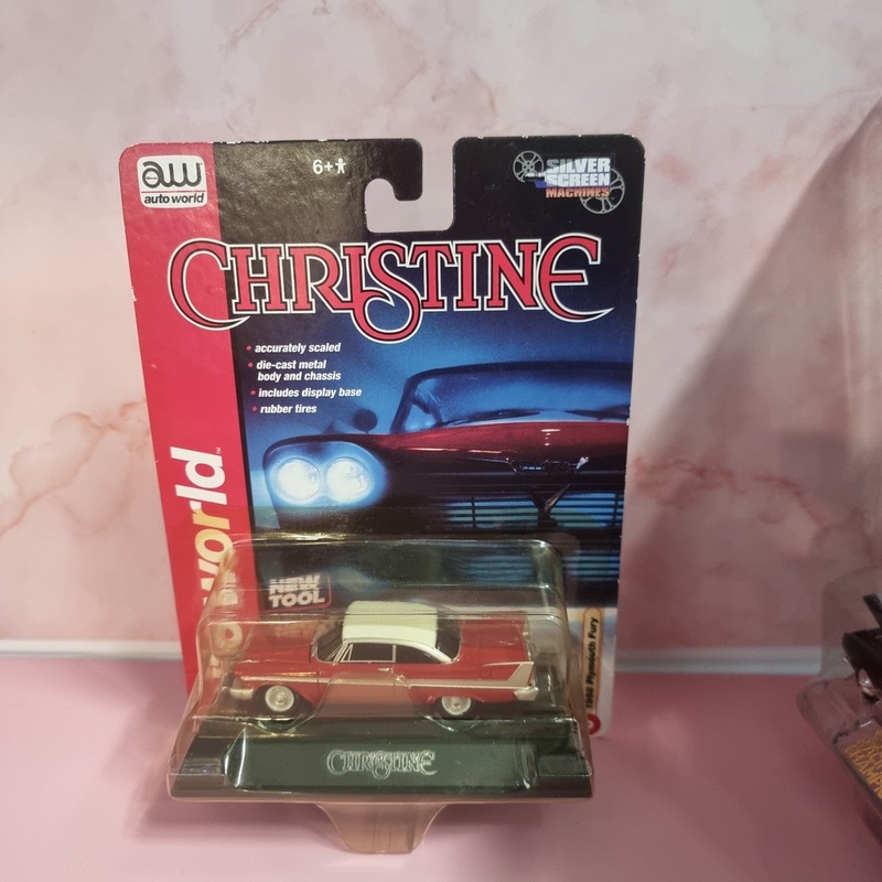 AUTOWORLD AWSS6401 Plymouth – Fury Coupe 1958 – Black Windows – Christine The