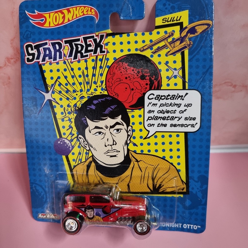 STAR TREK SULU Hot Wheels MIDNIGHT OTTO Real Riders Metal/Metal 2013