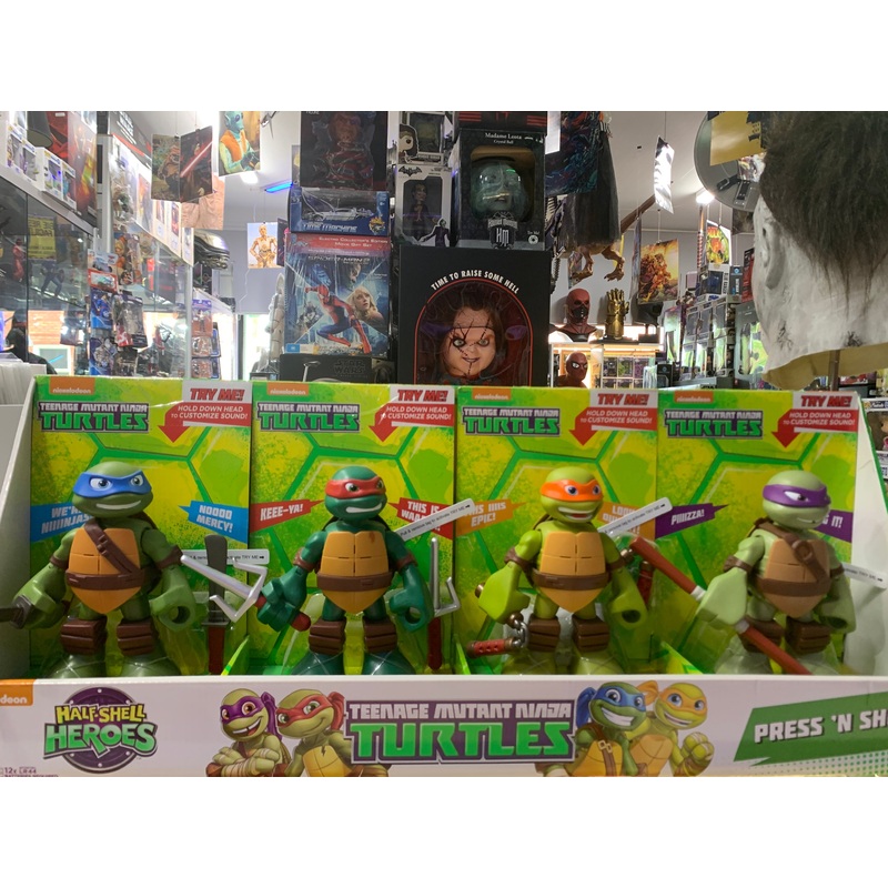 Teenage mutant ninja turtles press n shout