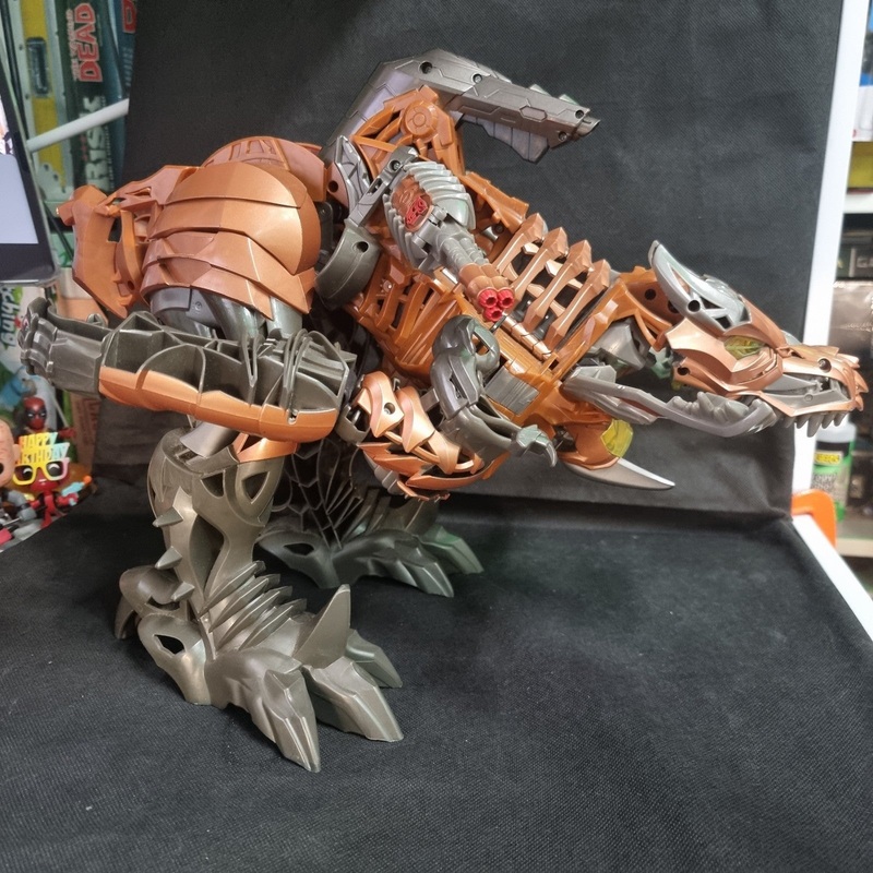 Transformers Age of Extinction Stomp & Chomp 20 Grimlock Dinosaur Toy
