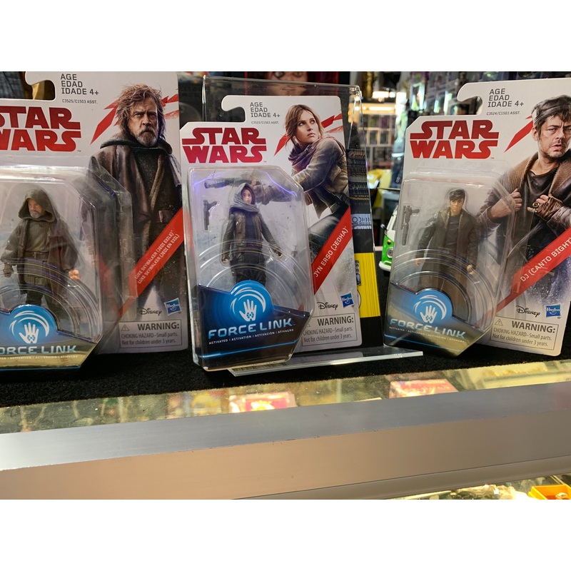 Star Wars Hasbro force link 3 figurines