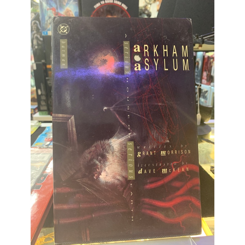 Arkham asylum series house on series earth Batman dc graphic novel