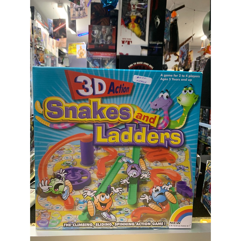 3D Snakes and ladders used