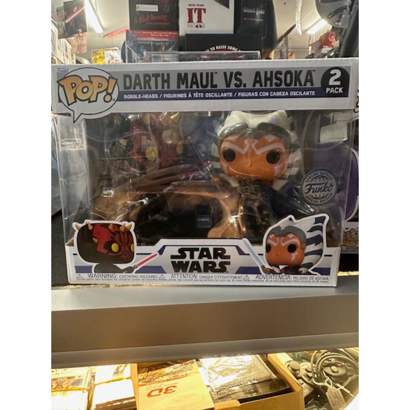Star Wars Clone Wars Maul Vs Ahsoka 2 Pack Funko POP! Vinyl