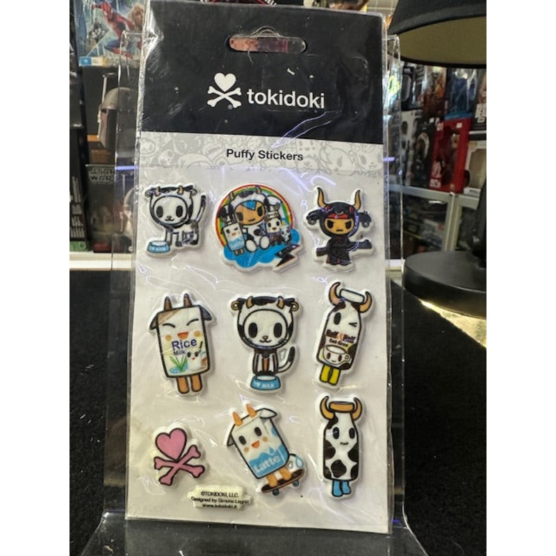 Tokidoki Puffy Stickers