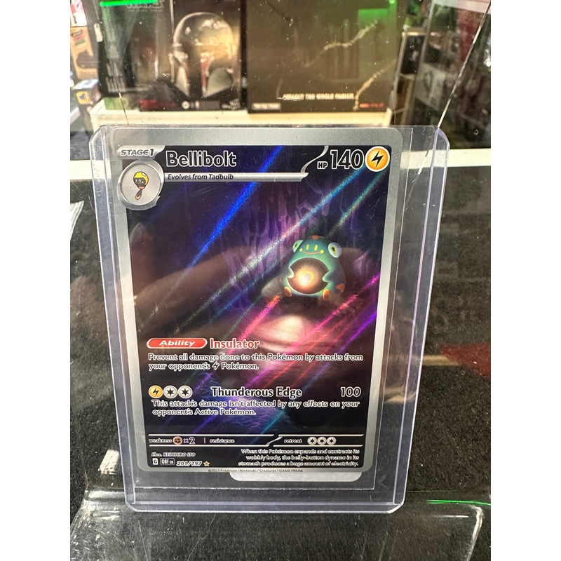201/197 Bellibolt Obsidian Flames Pokemon TCG OBF Illustration Rare