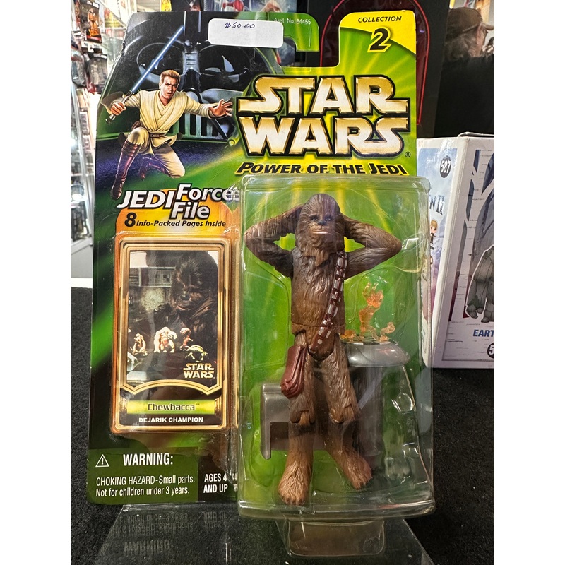 Star Wars Power of the Jedi Chewbacca Dejarik Champion Action Figure 2000 Hasbro