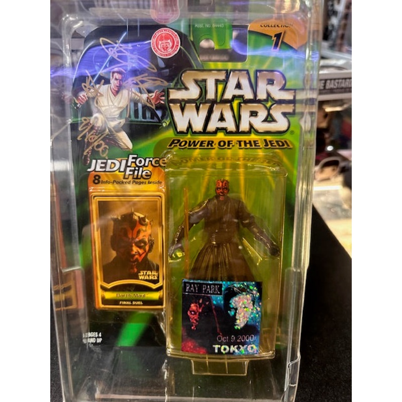 Star Wars Power of the Jedi Darth Maul (Final Duel) Action Signed Figure