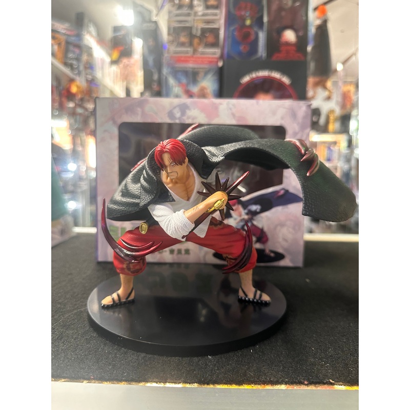 20cm One Piece Shanks Anime Figure Yonko 4 Emperors Red Hair Action Figure Pvc Statue Figurine