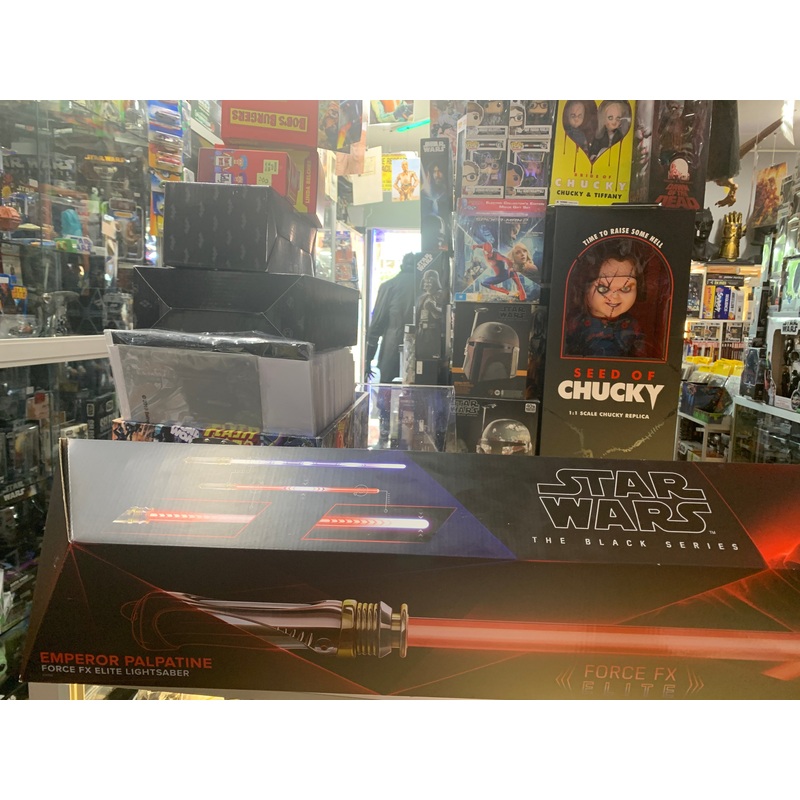 Star Wars the black series emperor palpatine force fx elite lightsaber