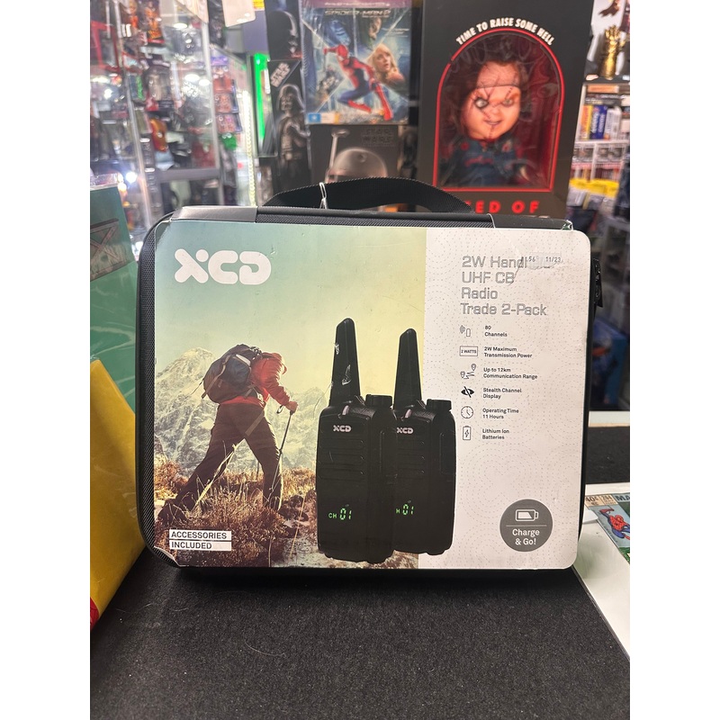 2W HANDHELD UHFCB RADIO TRADE 2-PACK