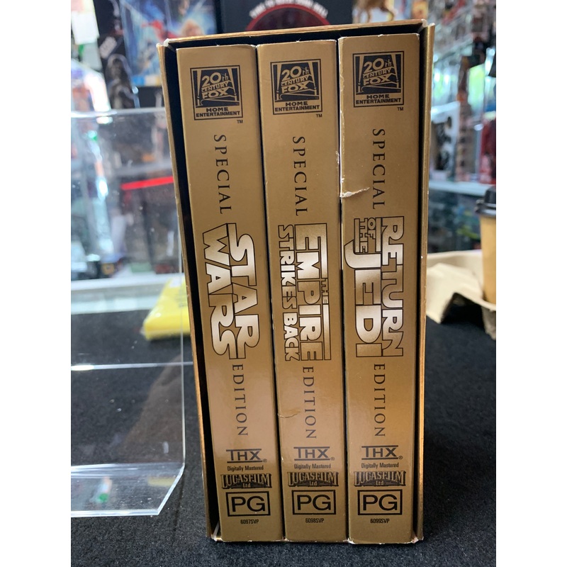 Star Wars video box set return of the Jedi special edition