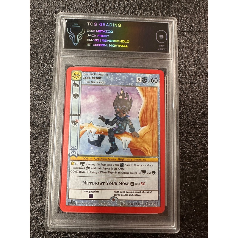 2021 METAZOO JACK FROST #14/163 REVERSE HOLO 9 MINT