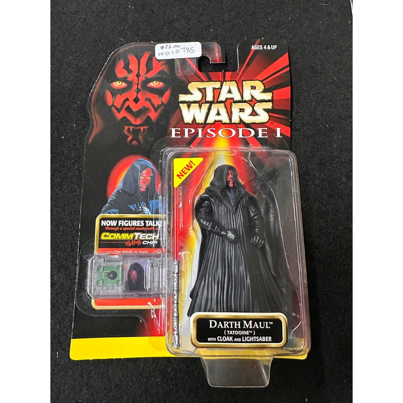 STAR WARS Episode I: The Phantom Menace Darth Maul with Cloak & Lightsaber