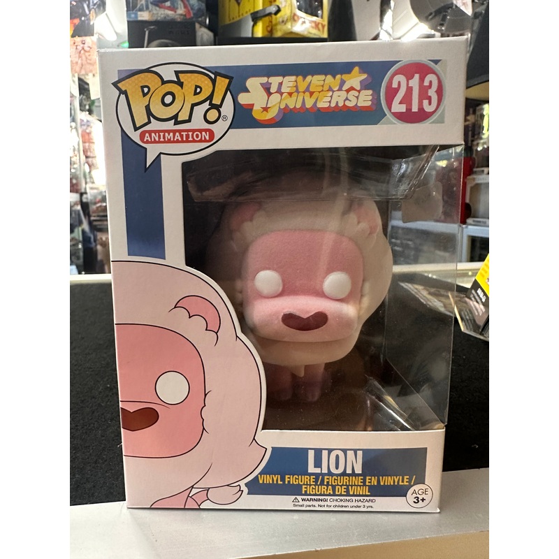 STEVEN UNIVERSE LION # 213 FUNKO POP FLOCKED