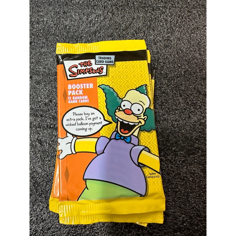 THE SIMPSONS TRADING CARD GAME BOOSTER PACK