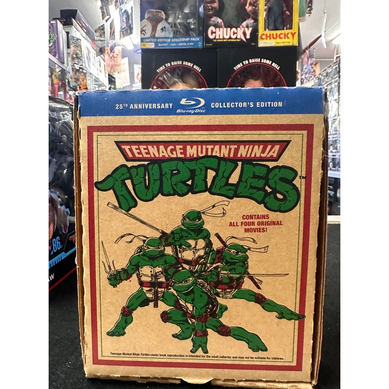 TEENAGE MUTANT NINJA TURTLES 25TH ANNIVERSARY BLURAY 4 MOVIE PACK