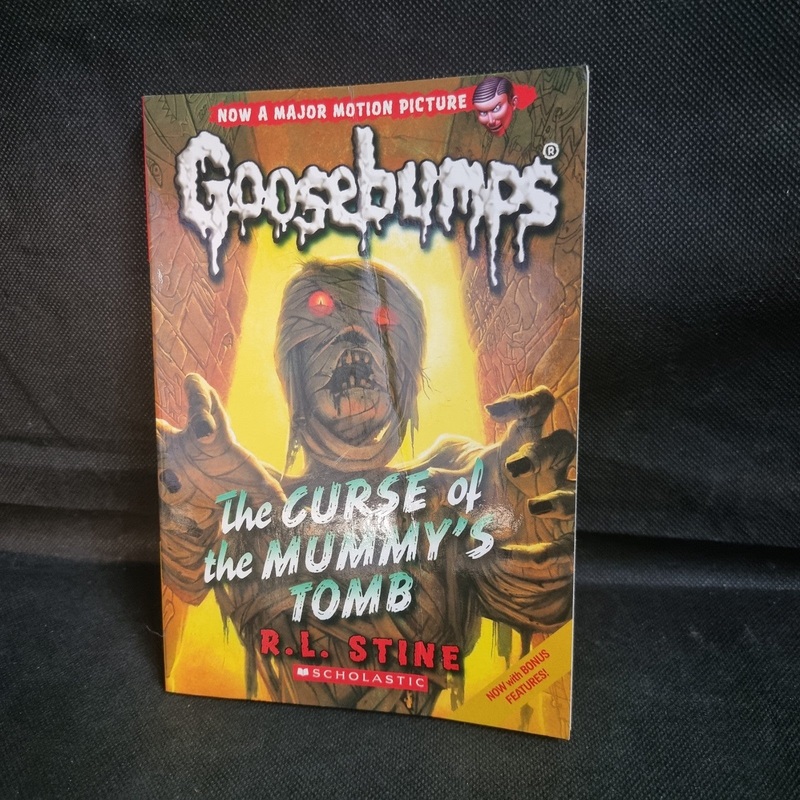 The Curse of the Mummy’s Tomb By R.L. Stine Paperback  Fantasy Fiction Book