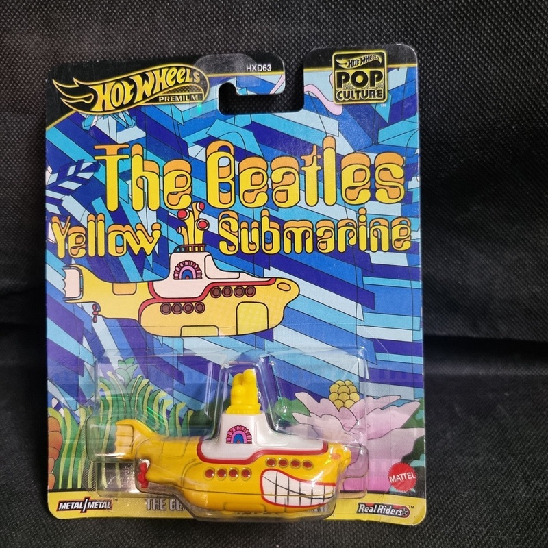 2025 Hot Wheels Premium Pop Culture The Beatles Yellow Submarine 1:64 Diecast
