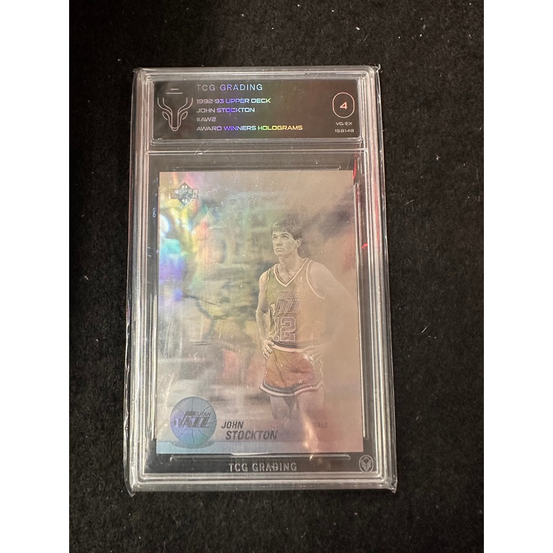 1992-93 UPPER DECK JOHN STOCKTON #AW2 4 VG/EX