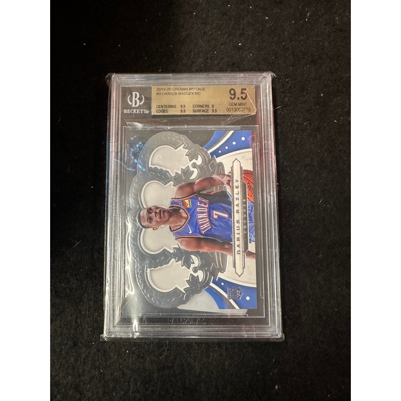 2019-20 CROWN ROYALE #3 DARIUS BAZLEY 9.5 GEM MINT
