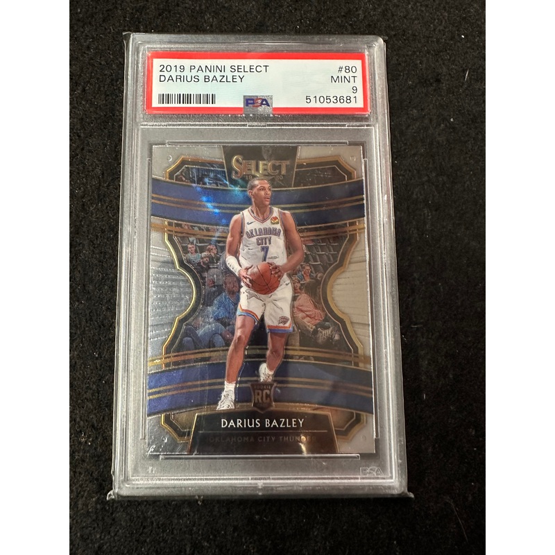 2019 PANINI SELECT DARIUS BAZLEY #80 MINT 9