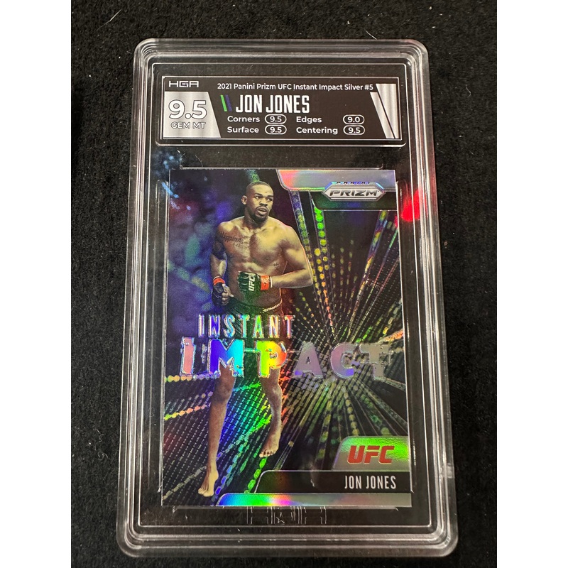 2021 HGR UFC INSTANT IMPACT JON JONES 9.5 GEM MT