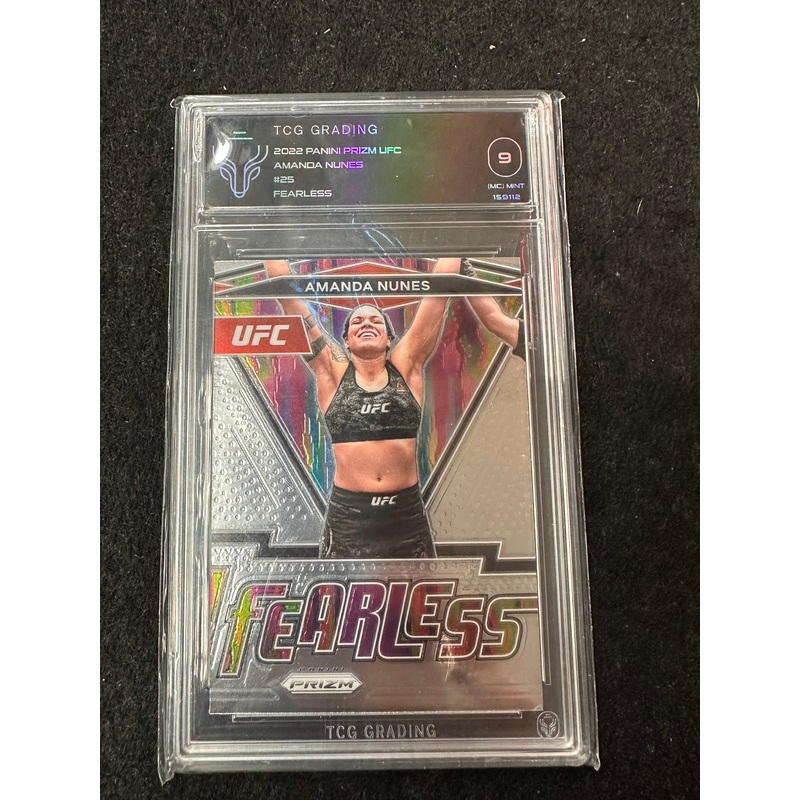 2022 TCG GRADING UFC AMANDA NUNES 9(MC) MNT