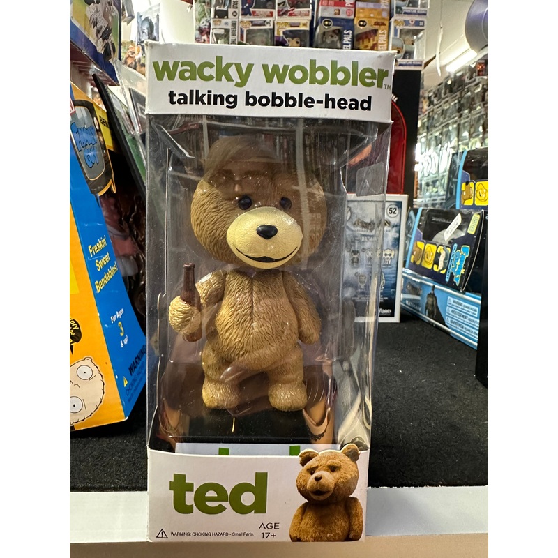 TED WACKY WOBBLER TALKING BOBBLE-HEAD