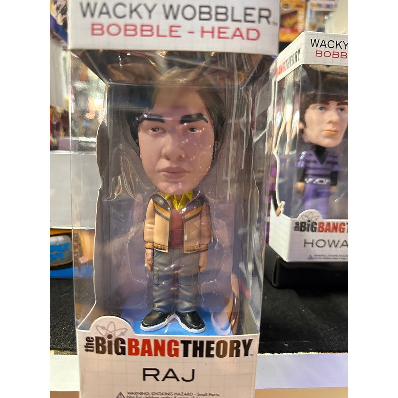THE BIG BANG THEORY WACKY WOBBLER BOBBLE- HEAD RAJ