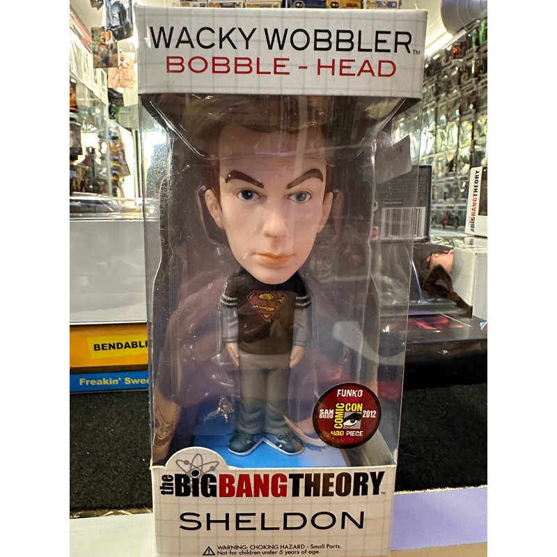 THE BIG BANG THEORY WACKY WOBBLER BOBBLE- HEAD SHELDON