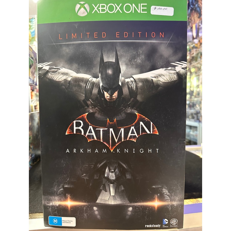 XBOX BATMAN ARKHAM KNIGHT LIMITED EDITION STATUE AND ARTWORK ONLY