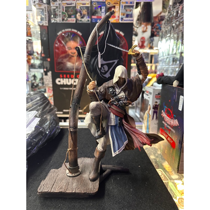 ASSASSIN’S CREED IV BLACK FLAG- EDWARD KENWAY MASTER OF THE SEAS FIGURINE (NO BOX)
