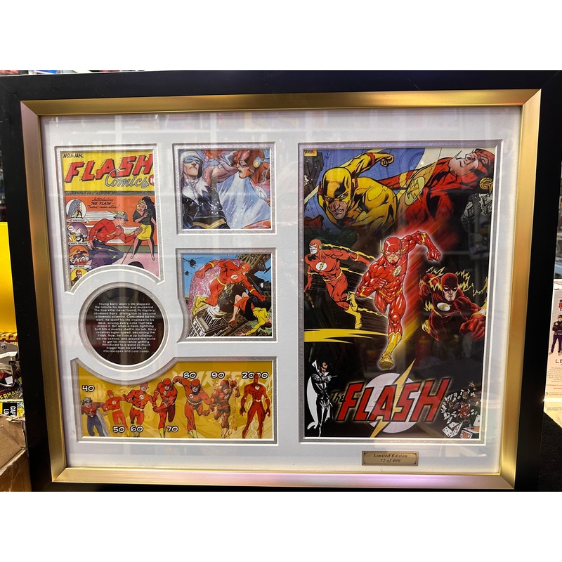 THE FLASH LIMTED EDITION PICTURE FRAME 72 OF 499