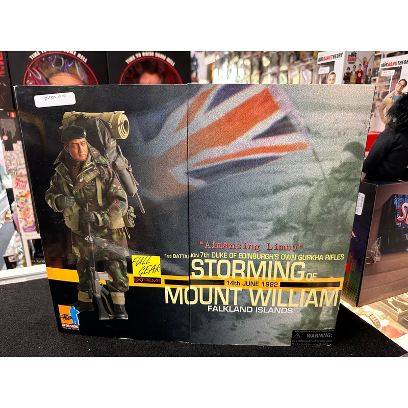 STORMING OF MOUNT WILLIAM FALKLAND ISLANDS 14TH JUNE 1982 FIGURE