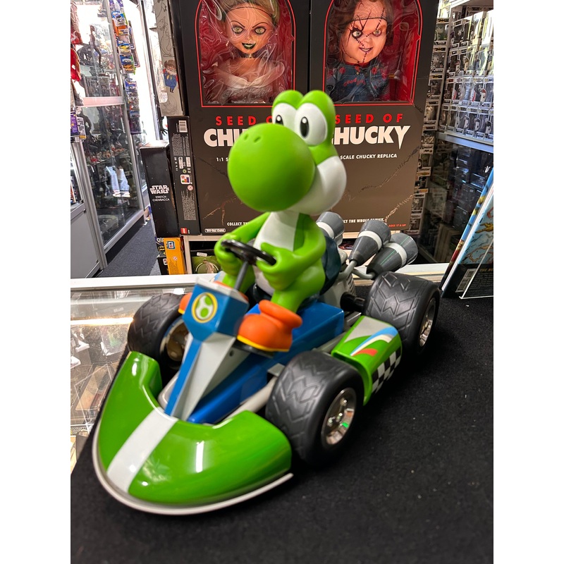 WII MARIOKART YOSHI RADIO CONTROL KART WITH BOX