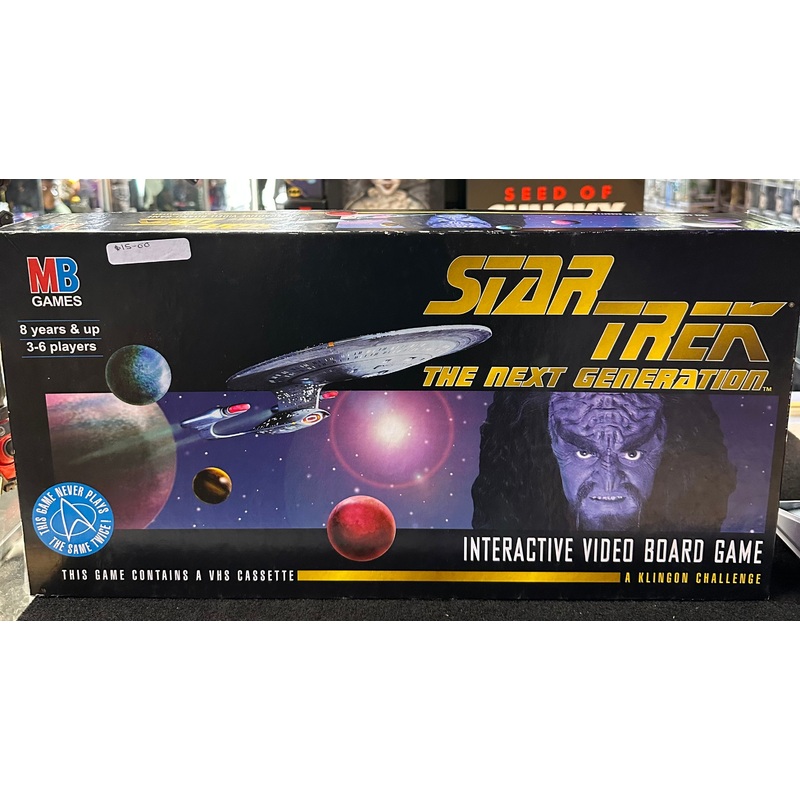 STAR TREK THE NEXT GENERATION INTERACTIVE VIDEO BOARD GAME