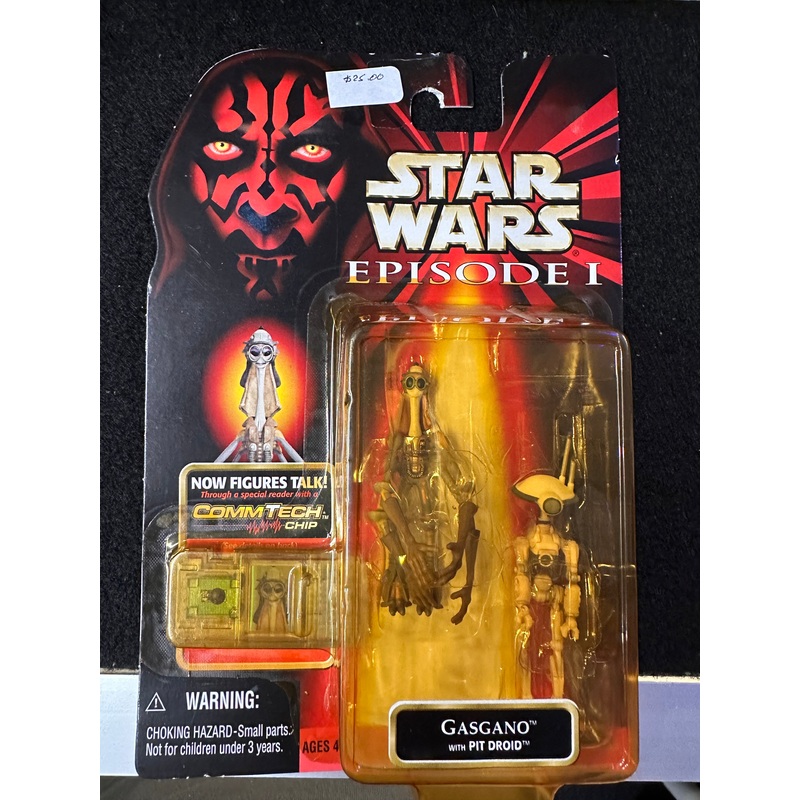 STAR WARS EPISODE 1 GASANO WITH PITT DROID (COMMTECH CHIP)