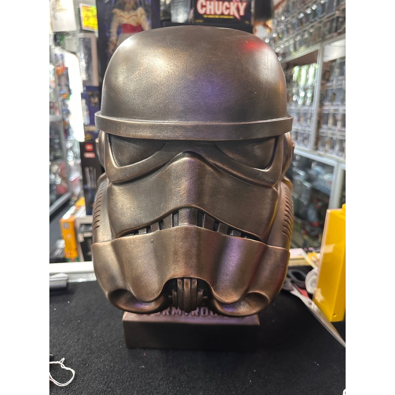 STAR WARS STORM TROOPER POLYRESIN HELMET STATUE