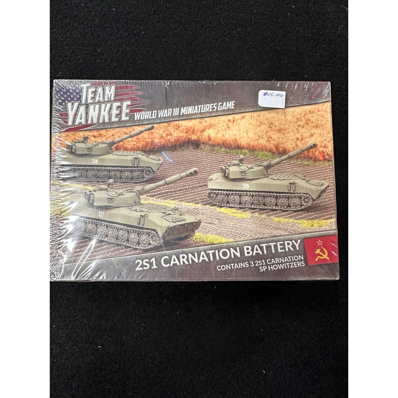 TEAM YANKEE WORLD WAR 111 MINIATURES GAME 2S1 CARNATION BATTERY
