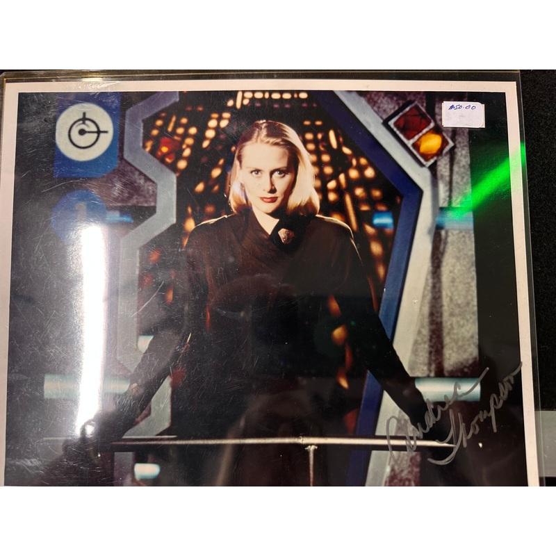 ANDREA THOMPSON AUTOGRAPH WITH C.O.A