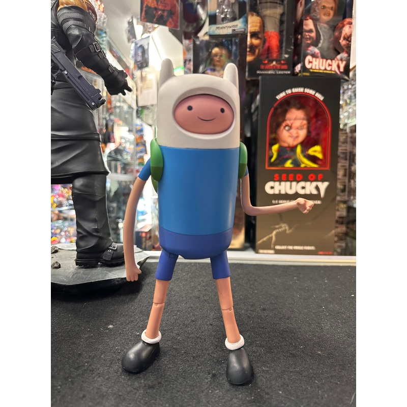 ADVENTURE TIME 10 SUPER POSABLE FINN WITH CHANGING FACES