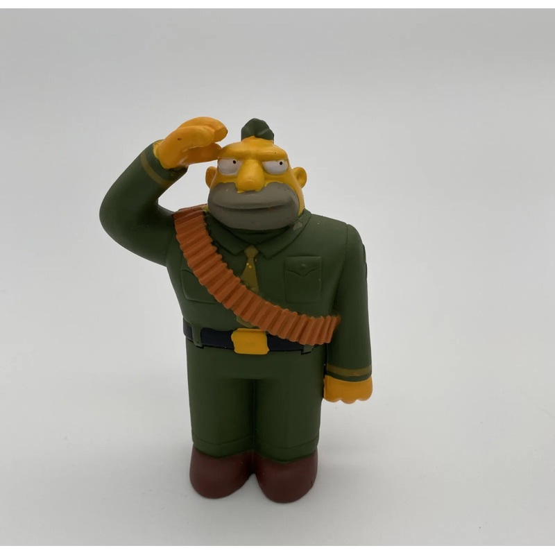 THE SIMPSONS ARMY COLONEL KLINK FIGURE