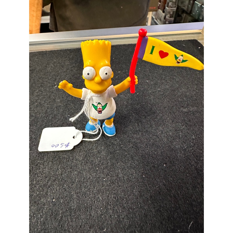 THE SIMPSONS BART WITH FLAG FIGURE