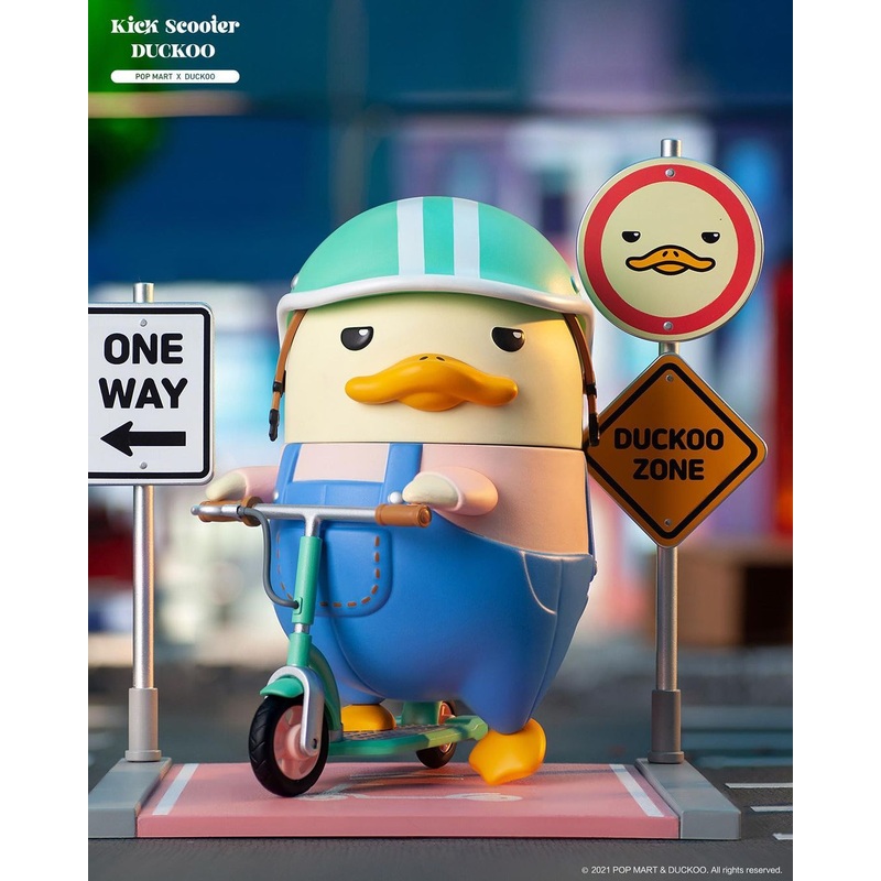 POP MART Duckoo Kick Scooter Figure