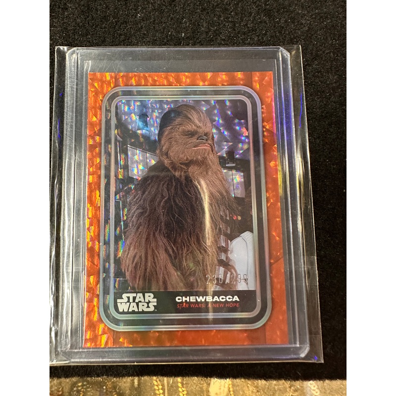 STAR WARS CHEWBACCA 230/299 HOLO TRADING CARD