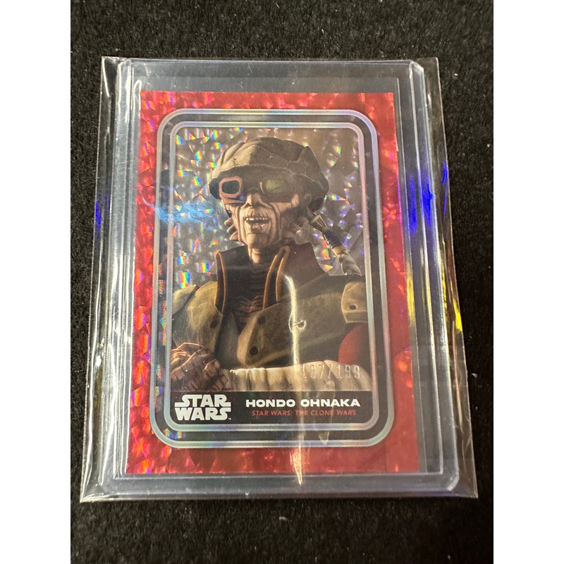 STAR WARS HONDO OHNAKA 187/199 HOLO TRADING CARD