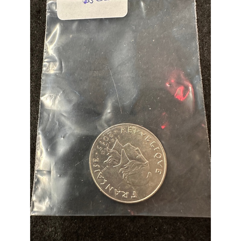1967 NEW CALEDONIA 50 FRANC