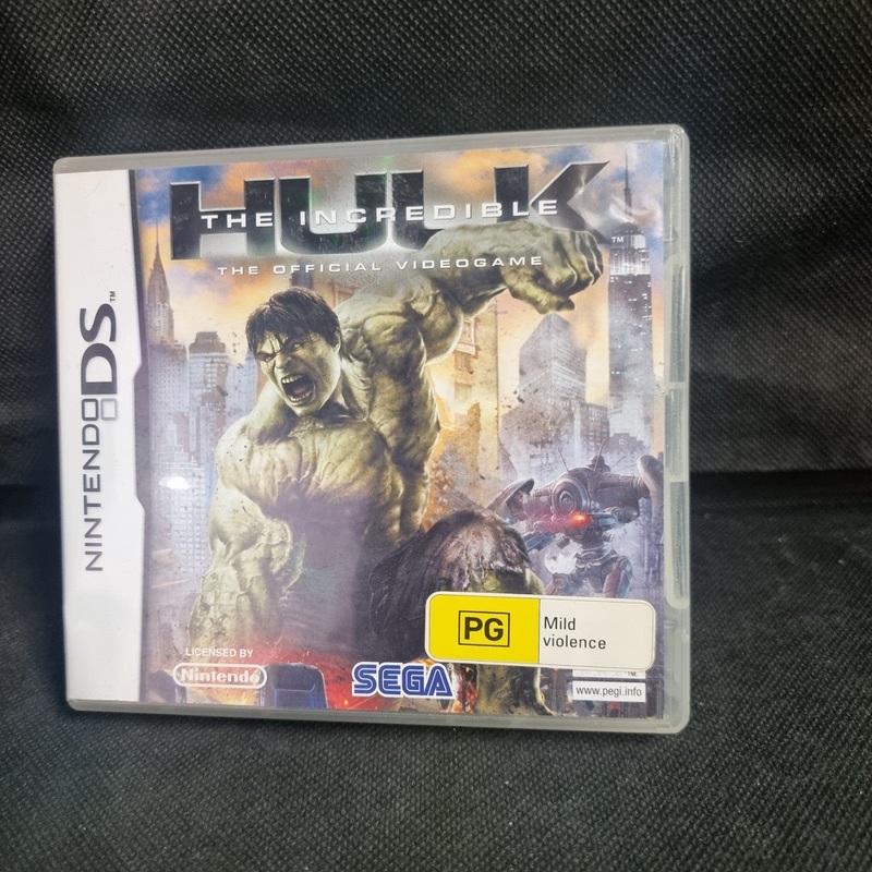 The Incredible Hulk – Nintendo DS Game in Case w/ Manual