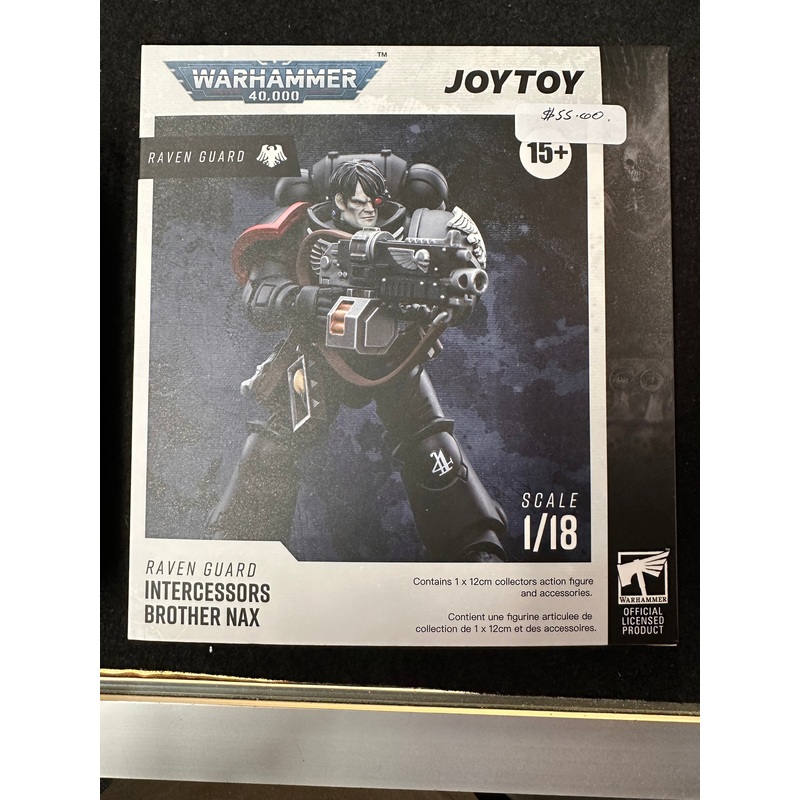 WARHAMMER 40,000 RAVEN GUARD JOY TOY INTERCESSORS BROTHER NAX  1/18 SCALE